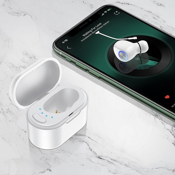 Bluetooth гарнитура Borofone BC29 mini черная Bluetooth гарнитура Borofone BC29 mini черная