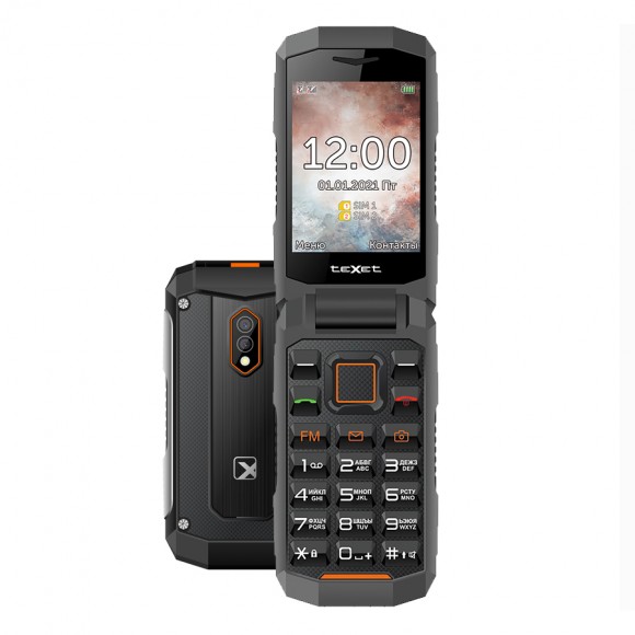 Телефон teXet TM-D411 (черный)