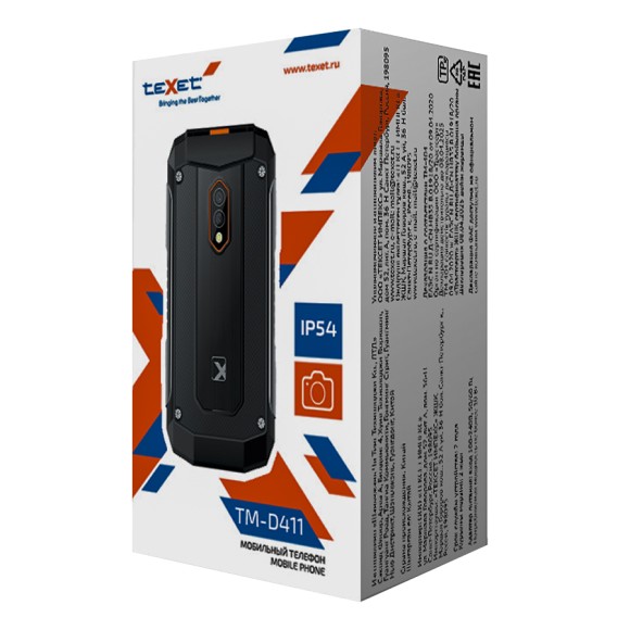 Телефон teXet TM-D411 (черный) Телефон teXet TM-D411 (черный)