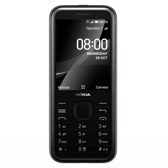 Телефон Nokia 8000 4G (черный) Телефон Nokia 8000 4G (черный)