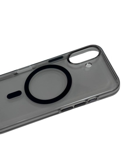 Чехол-накладка для iPhone 16 Dfans Design Magnetic Series Black Чехол-накладка для iPhone 16 Dfans Design Magnetic Series Black