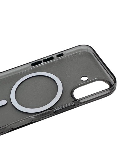 Чехол-накладка для iPhone 16 Dfans Design Magnetic Series Black Чехол-накладка для iPhone 16 Dfans Design Magnetic Series Black