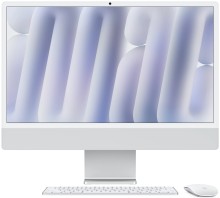 Моноблок Apple iMac 24" (2024) Retina 4,5K M4 (8Core GPU) 16Gb/256Gb (MWUC3) Silver (Silver)