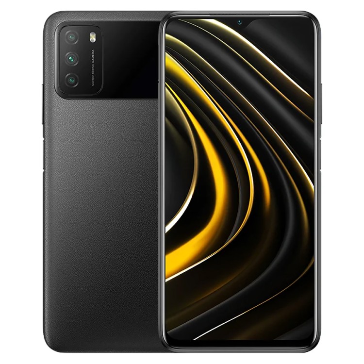 Смартфон Xiaomi Poco M3 4/64GB (RU/A) (черный) купить в интернет-магазине - Dicentre
