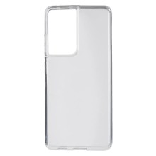 Чехол-накладка Samsung S21 Ultra Breaking силикон прозрачный