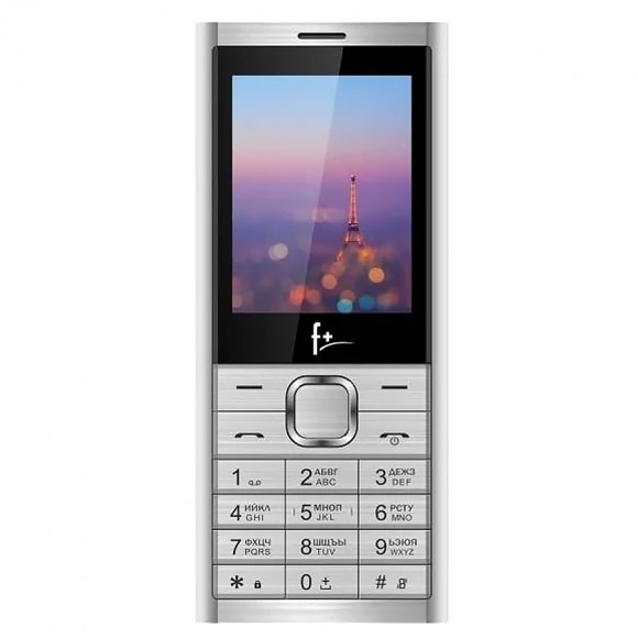 Телефон F+ B240 (серебристый)