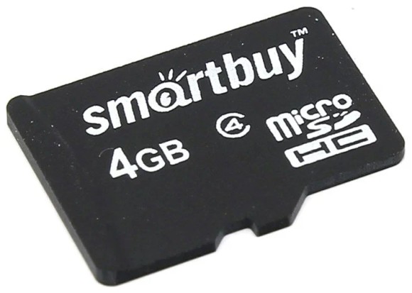 Карта памяти SmartBuy microSDHC 4 ГБ Class 4
