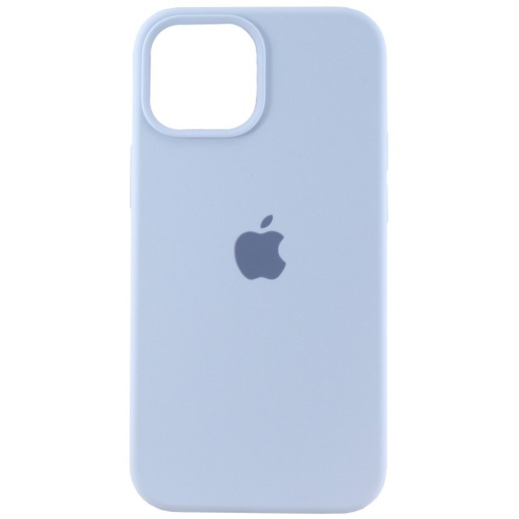 Чехол-накладка для iPhone 12 Mini Silicone Case голубой