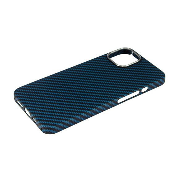 Чехол-накладка для iPhone 14 Pro Max KZDOO KEIVLAR черно-синий Чехол-накладка для iPhone 14 Pro Max KZDOO KEIVLAR черно-синий