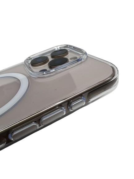 Чехол-накладка для iPhone 16 Pro Dfans Design Magnetic Series прозрачный Чехол-накладка для iPhone 16 Pro Dfans Design Magnetic Series прозрачный