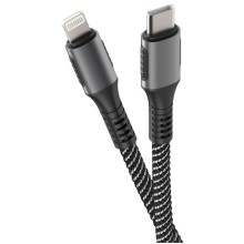 Type-C Lightning OLMIO 3.3A 30ВТ 1.2m черный