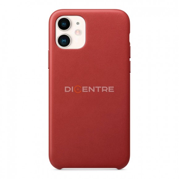 Чехол-накладка для iPhone 11 K-DOO кожа красный