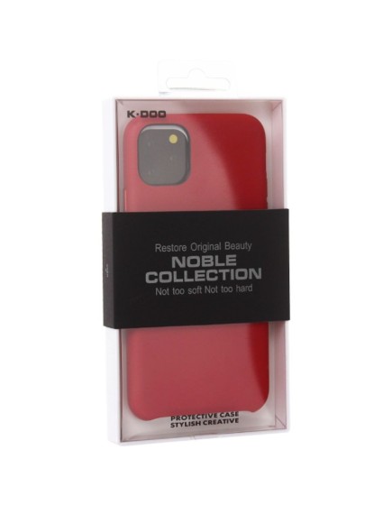 Чехол-накладка для iPhone 11 K-DOO кожа красный Чехол-накладка для iPhone 11 K-DOO кожа красный