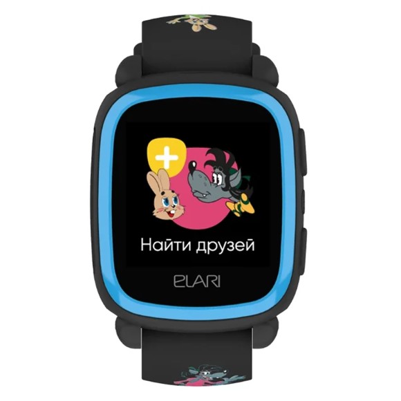 Часы-телефон Elari KidPhone Ну ,погоди! (черный) Часы-телефон Elari KidPhone Ну ,погоди! (черный)