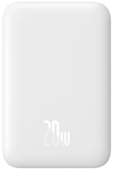 Аккумулятор Baseus Magnetic Wireless Charging 6000mAh 20W White (PPCX020102) Аккумулятор Baseus Magnetic Wireless Charging 6000mAh 20W White (PPCX020102)