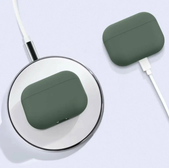 Сумка-чехол на AirPods Pro пыльно-зеленый Сумка-чехол на AirPods Pro пыльно-зеленый