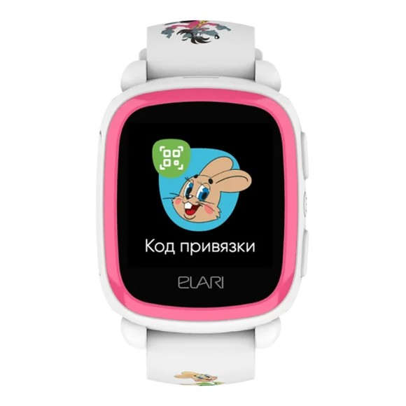Часы-телефон Elari KidPhone Ну ,погоди! (белый)
