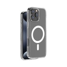 Чехол-накладка Apple iPhone 16 Pro Deppa Gel Origin MagSafe силикон прозрачный