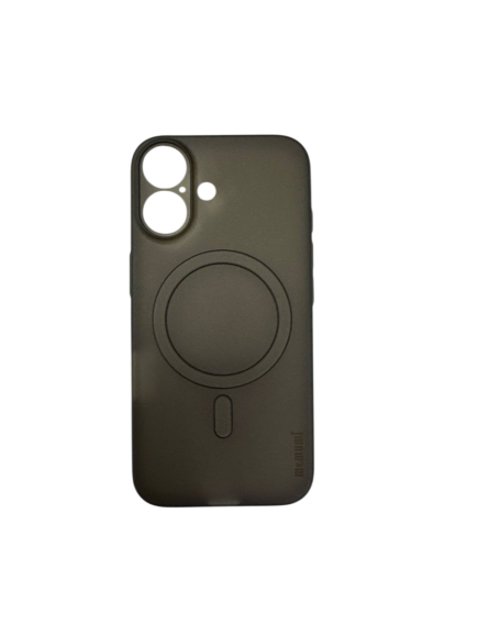 Чехол-накладка для iPhone 16 Memumi Magsafe коричневый