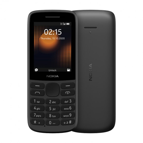 Телефон Nokia 215 4G Dual Sim (черный)