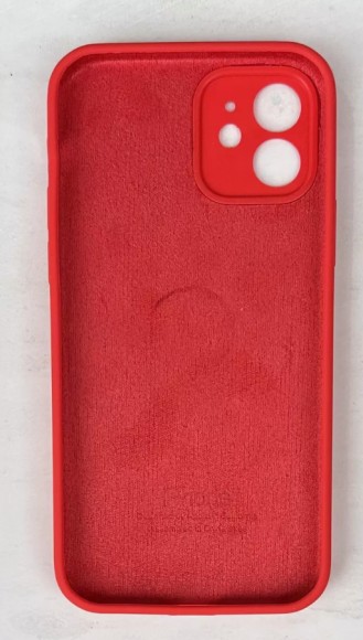 Чехол-накладка для iPhone 11 Silicone Case красный