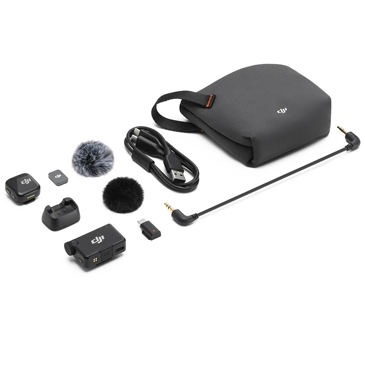 Беспроводной микрофон DJI Mic Mini (2 TX + 1 RX) (Черный) купить