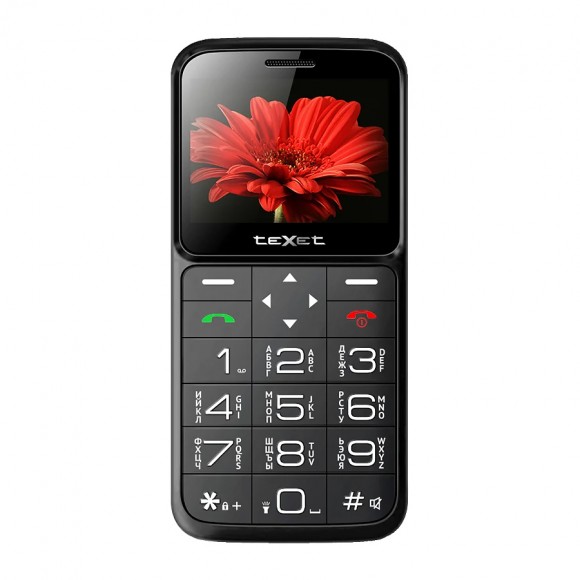 Телефон teXet TM-B226  (черно-красный)