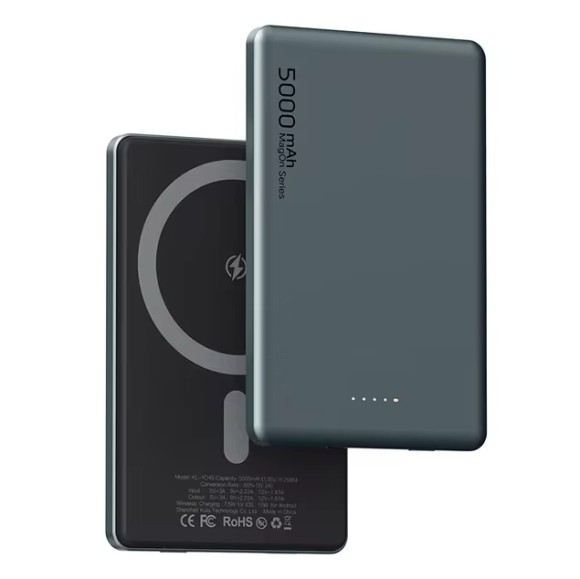 Аккумулятор тонкий Alpha 5000 mAh 22,5W толщина 0,86 см, Графитовый Аккумулятор тонкий Alpha 5000 mAh 22,5W толщина 0,86 см, Графитовый