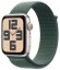 Умные часы  Apple Watch Series SE 2024 40мм MXEH3  корпус алюминий  сияющая звезда Sport Loop ремешок зеленого цвета (Starlight, Green)