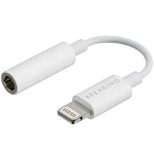 AUX Breaking 3.5 мм Lightning белый
