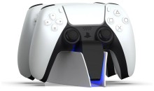 Зарядное устройство с двумя контроллерами для PS5,Dualsense с подсветкой