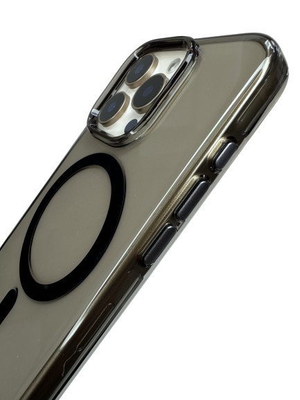 Чехол-накладка для iPhone 16 Pro Max Dfans Design Magnetic Series Black Чехол-накладка для iPhone 16 Pro Max Dfans Design Magnetic Series Black