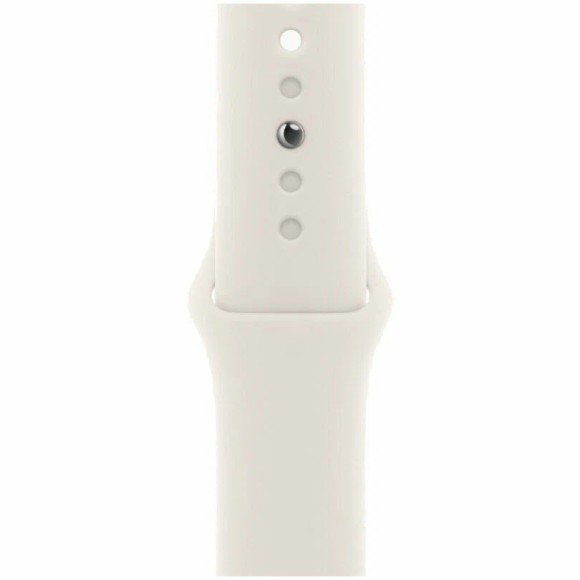 Умные часы  Apple Watch Series SE 2024 44мм/S/M MXEU3  корпус цвета сияющая звезда, Sport Band ремешок цвет сияющая звезда (Starlight, Starlight)