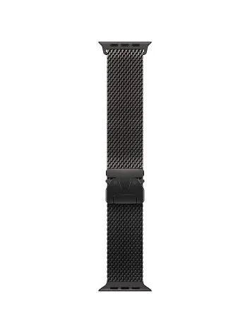 Умные часы Apple Watch Ultra 3 2025 49mm/M BlackTitanium Case Milanese Black Loop (Black Titanium, Black)