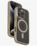 Чехол-накладка для iPhone 16 Pro Max Momax Play Magnetic Case Aluminum Gold