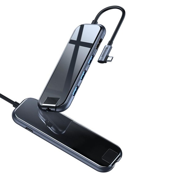 USB-концентратор Baseus Multi-functional HUB Type-C to 3xUSB+HDMI (CAHUB-DZ0G)