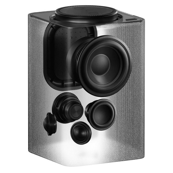 Умная колонка Яндекс.Станция Макс YNDX-0008W (серый)