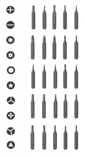 Электрическая отвертка DUKA Е1 Electric Precisoon Screwdriver Set