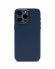 Чехол-накладка для iPhone 15 Pro Max PiBlue Leather синий