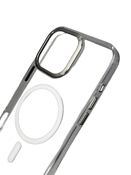 Чехол-накладка для iPhone 16 Pro Max Momax Play Magnetic Case прозрачный Чехол-накладка для iPhone 16 Pro Max Momax Play Magnetic Case прозрачный