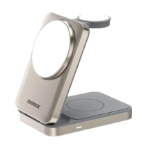 Momax Magnetic Qi2 UD36L 3 in1 титановый Momax Magnetic Qi2 UD36L 3 in1 титановый