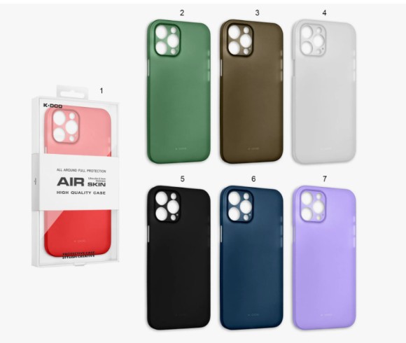 Чехол-накладка для iPhone 13 Pro K-DOO AIR skin коричневый