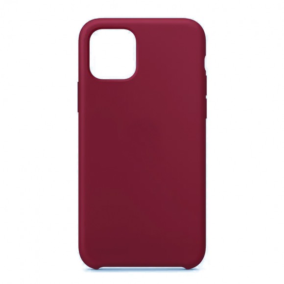 Чехол-накладка для iPhone 11 Silicone Case бордовый