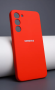 Чехол-накладка Samsung A54 Silicone Case красный