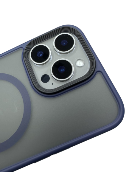 Чехол-накладка для iPhone 15 Pro Max Mosbros Mag Comfortable  Blue