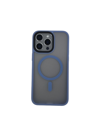 Чехол-накладка для iPhone 15 Pro Max Mosbros Mag Comfortable  Blue