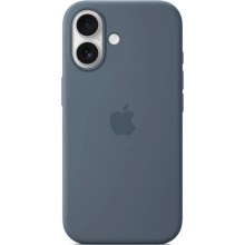Чехол-накладка для iPhone 17 Silicone Case With Magsafe Anchor Blue