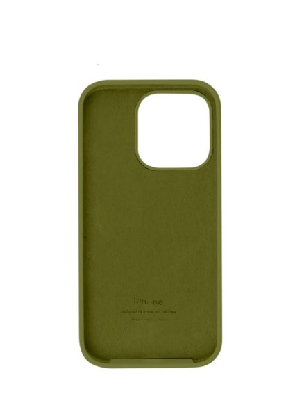 Чехол-накладка для iPhone 14 Pro Max Silicone Case хаки