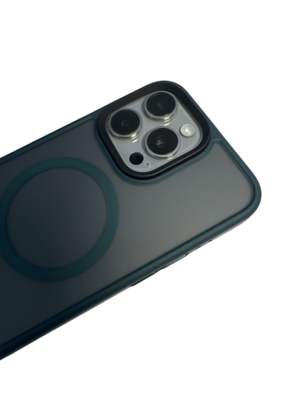 Чехол-накладка для iPhone 15 Pro Max Mosbros Mag Comfortable Green