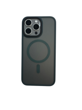 Чехол-накладка для iPhone 15 Pro Max Mosbros Mag Comfortable Green
